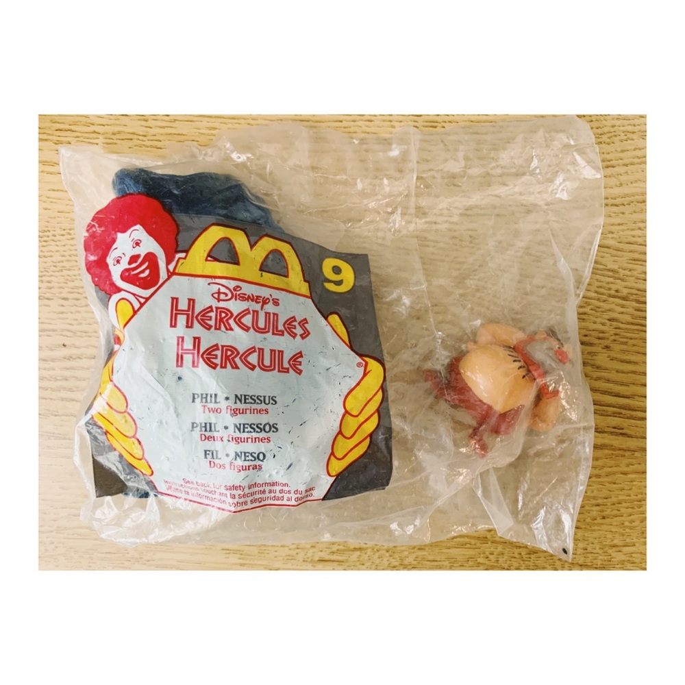 Vintage McDonald & Disney Hercules Toy Phil&Nessus